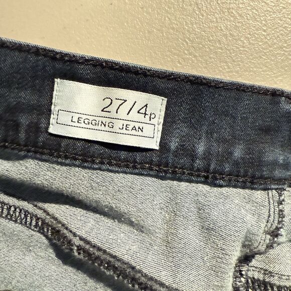 GAP 1969 Dark Wash Mid-Rise Legging Jean Skinny Denim Women's Size 27/4 P - Picture 13 of 15